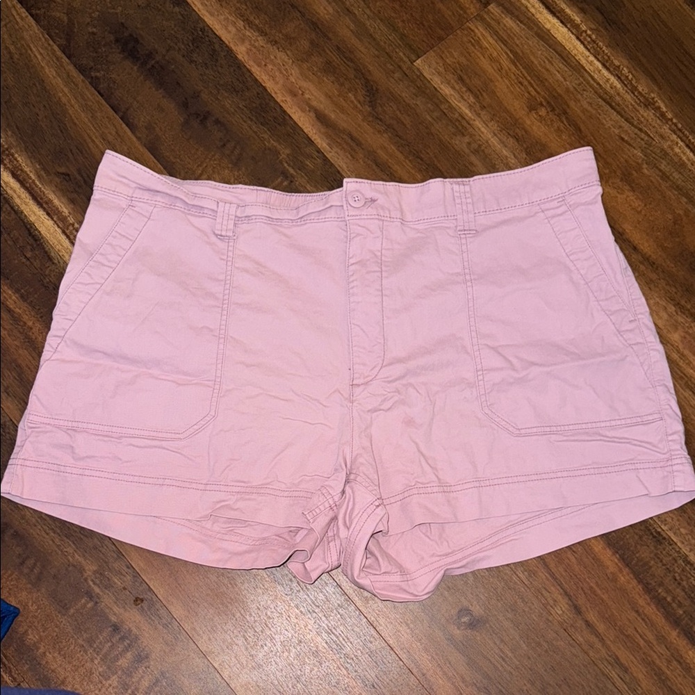 Old Navy Pink Cargo Shorts Lightweight Summer Essential